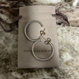 David Yurman hoop earrings